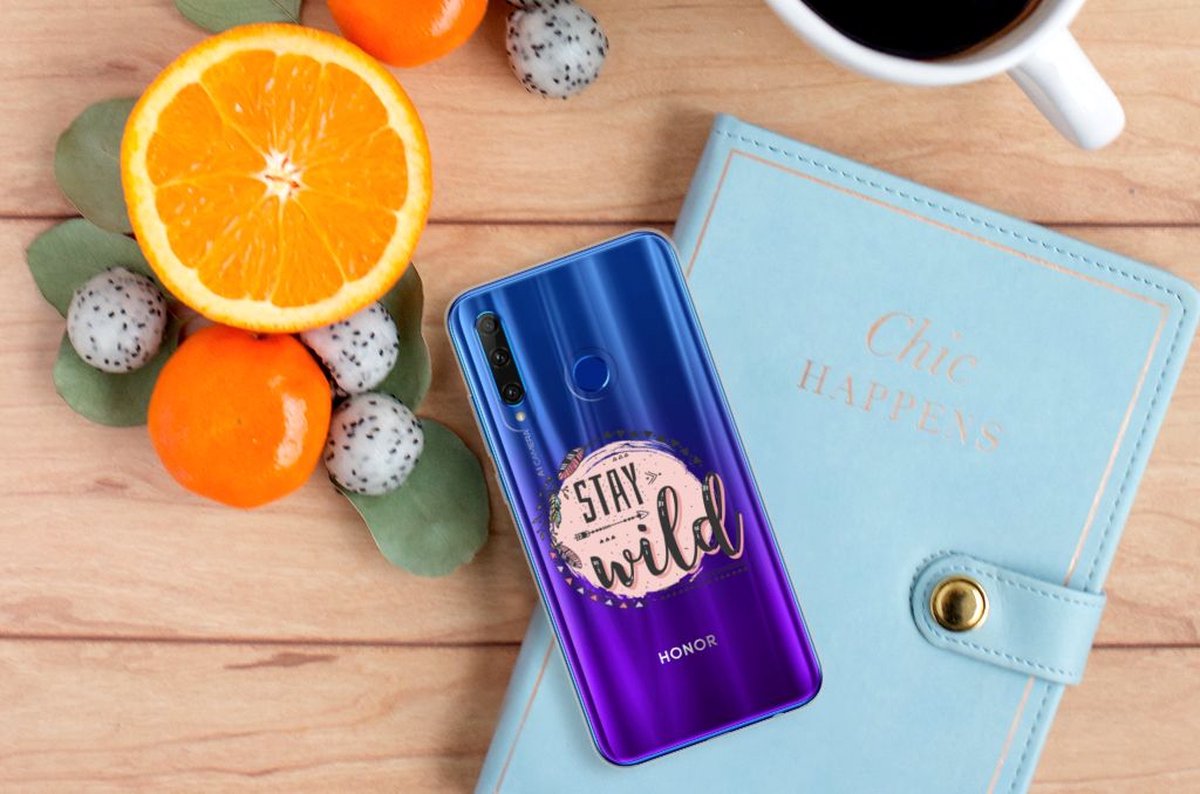 Honor 20 Lite Telefoonhoesje met Naam Boho Stay Wild