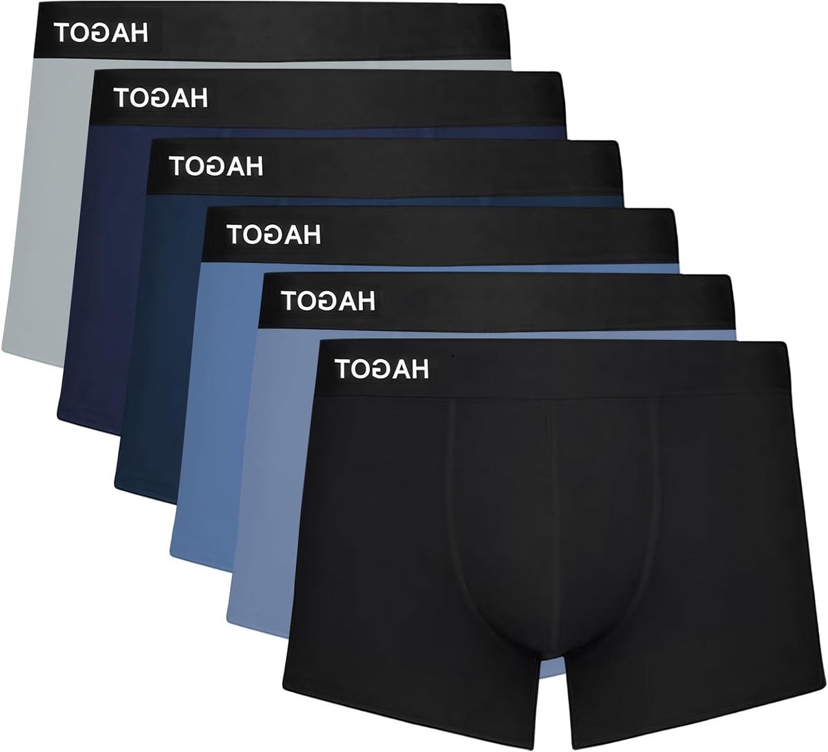 Set van 5 Comfortabele Boxershorts voor Mannen, Ademend en Rekbaar Ondergoed, Zachte Katoenen Boxerbriefs met Elastische Taille