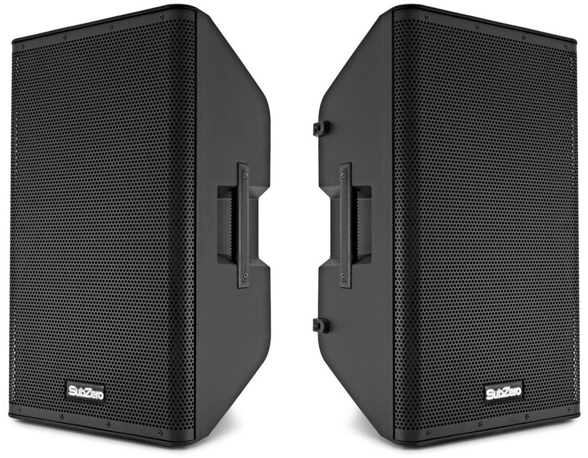 SubZero P12X Actieve DSP Luidspreker, Set van 2