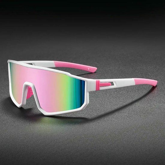 Unisex Fietsbril - Gepolariseerde Sportzonnebril - UV400-bescherming - High-Definition & Antislip - Geschikt voor mountainbiken, hardlopen, fietsen en andere sporten - groente van Unisex. — afbeelding 4