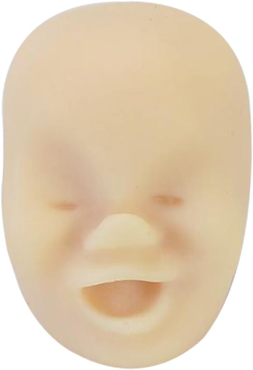 Grappige Anti-Stress Ventilatiebal met Menselijk Gezicht - Scented Caomaru Gadget voor Ontspanning en Vermaak