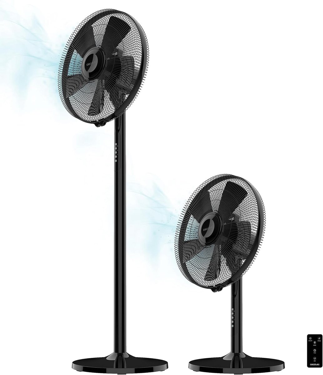 Industriële Ventilator - Staande Ventilator - Ruimte Koeling - Koperen Motor - 40 cm Diameter - Zwart
