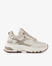 VIA VAI Liz Leighton Sneakers Dames - Leer,Su�de - Beige