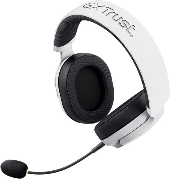 Trust GXT 499W Forta - Draadloze Gaming Headset - Official Licensed voor PS5 - werkt op PS4/PS5 - Batterijduur tot 55 uur - met USB-ontvanger - Wit