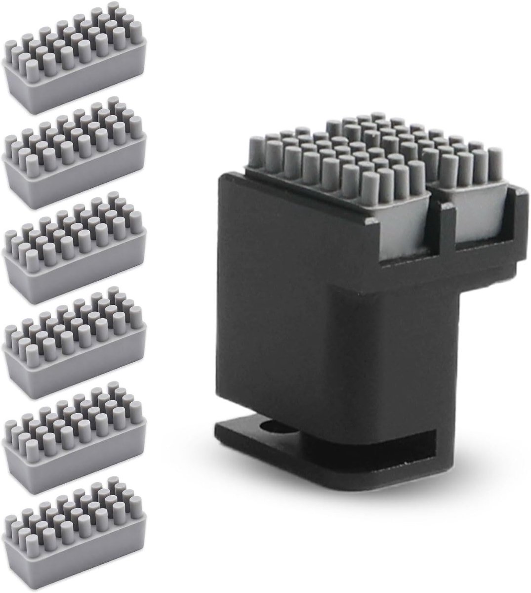 Reinigingsset voor Bambu Lab 3D Printers met 6 Extra Siliconen Borstels en Dubbele Borstelkoppen, Ideaal voor Onderhoud en Schoonmaak
