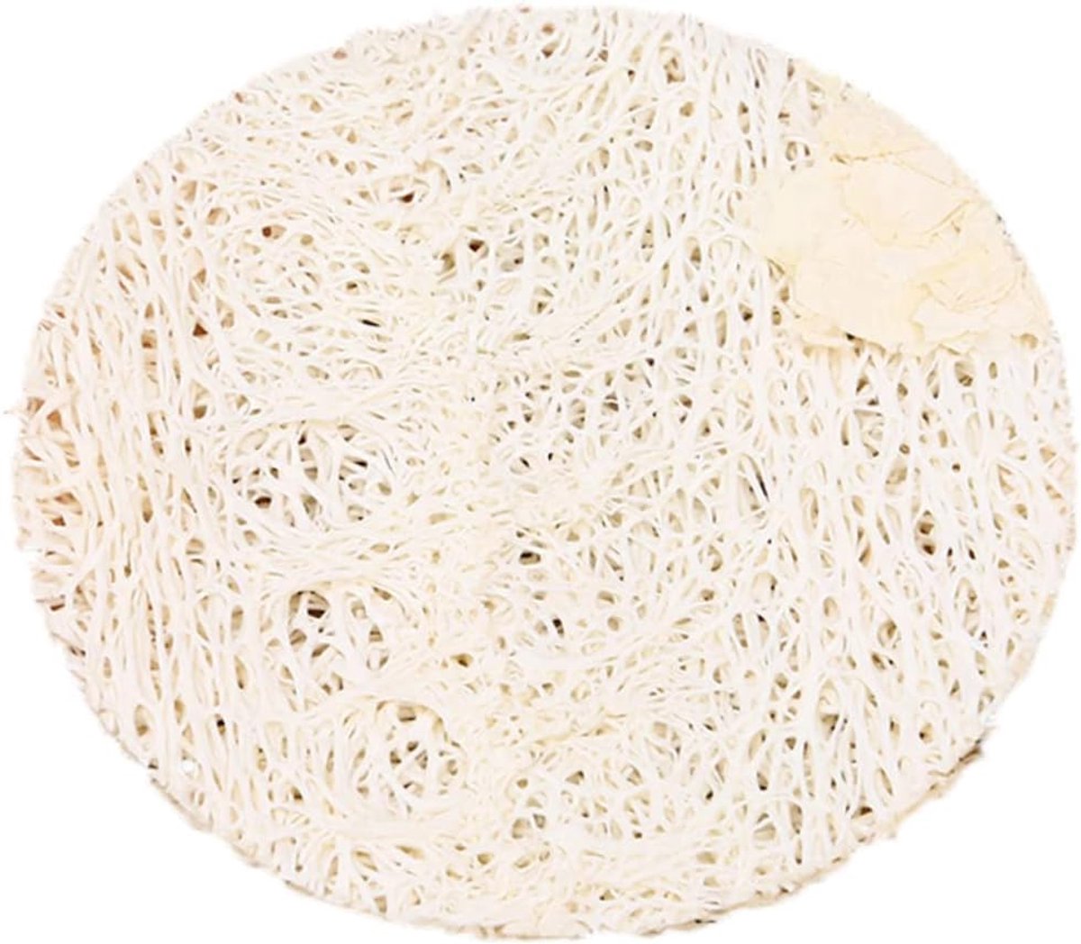 Douchepads Set - Natuurlijke Sponzen - Huid Reiniging - 5 Stuks Pakket - 6x6cm - Beige