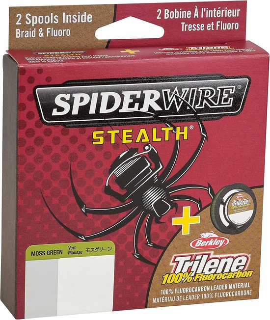 Gevlochten Vislijn - Stealth Braid - Hengelsport Toepassingen - Onzichtbare Presentatie Combinatie - 8lb 137m - Mos Groen — afbeelding 4