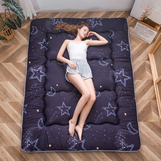 Japanse Futon Matras - Vloermat Slaapmat - Veelzijdig Gebruik - Inclusief Hoes en Tas - 99 x 203 cm — afbeelding 5