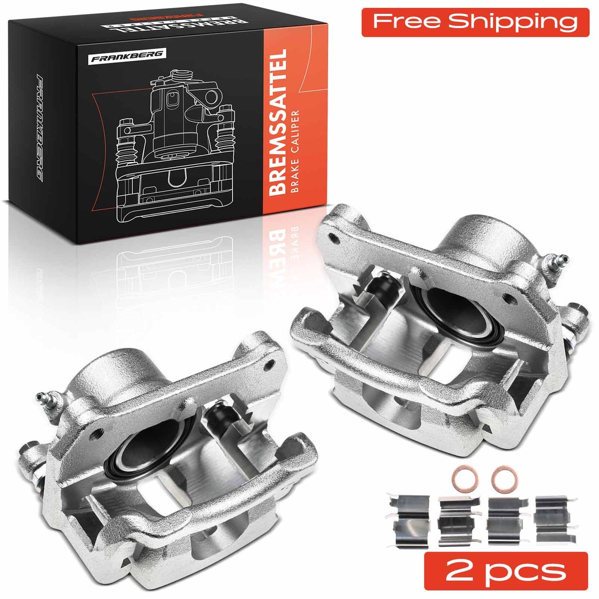 Frankberg 2x Remklauw Voor voor Mazda MX-5 II NB 16V