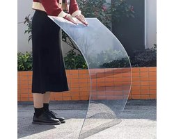 Polycarbonaat Plaat - Kunststof Dakbedekking - Bescherming Buiten - Weerbestendig -40-120°C - 2 Mm Dik 60x60cm - Transparant