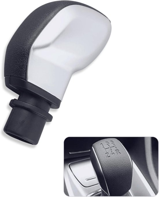 Schakelpook Knop - Versnellingspook Upgrade - Comfortabel Rijden - Complete Set Met Adapter - Metaal Geborsteld — afbeelding 4