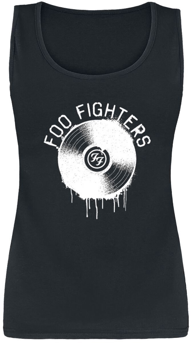 Foo Fighters Record Dames Top - zwart - XXL