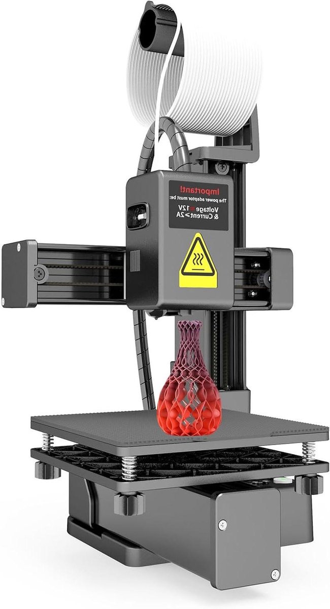 Mini 3D Printer - Desktop Machine - Hobby Printen - Automatisch Snijden - 100x100x100 mm - Zwart