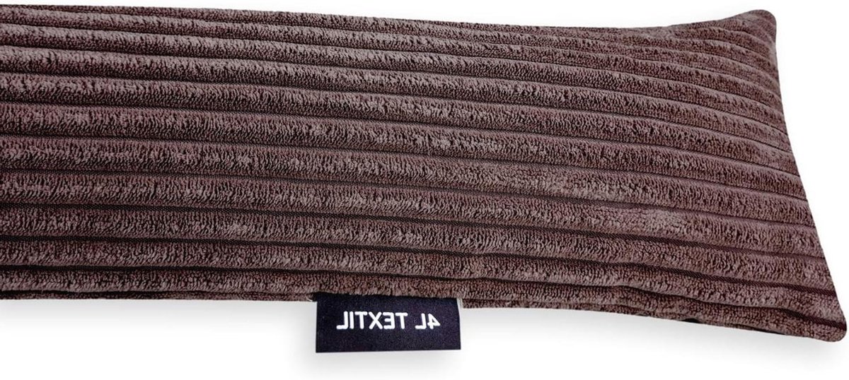 Tochtstopper Deur - Windstopper Raam - Energie Besparen - Anti-allergische Vulling - 90 cm - Donkerbruin
