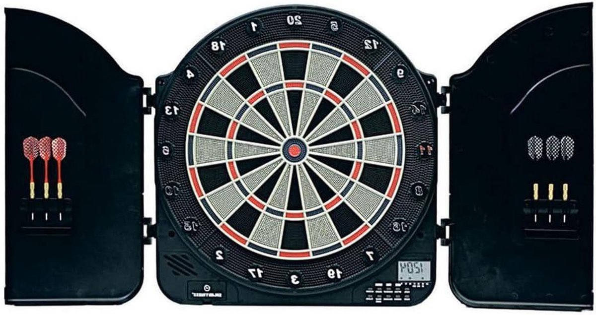 Elektronisch Dartbord - Dartspel - Thuis Darten - 21 Spellen 136 Variaties - One Size - Zwart
