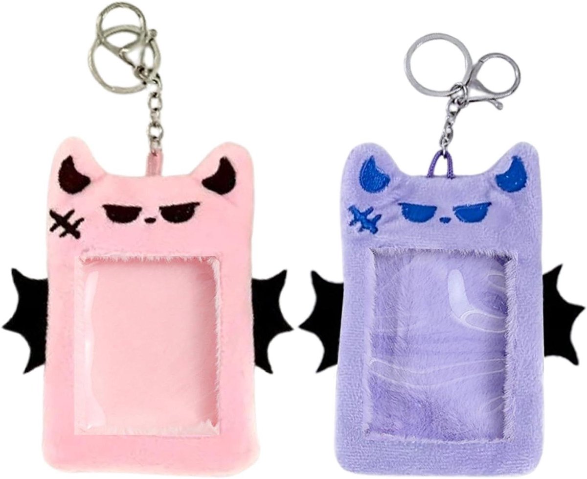 Plush Card Holders - Cute Card Case - Photo Storage - Soft Plush Material - 12.5 x 8.5 cm