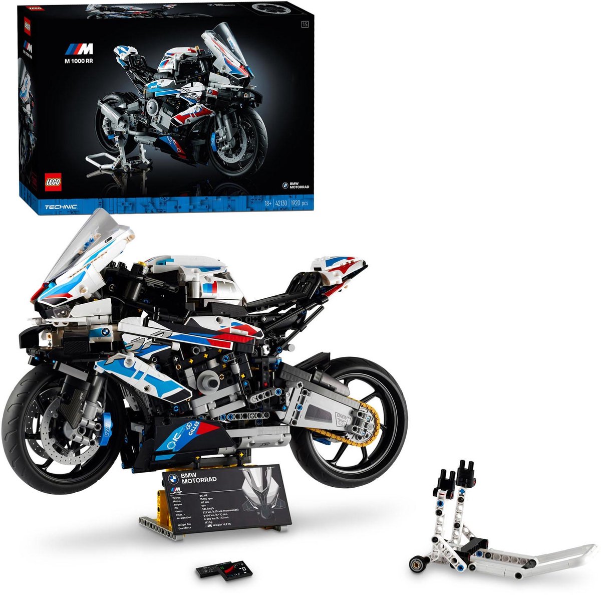 LEGO Technic BMW M 1000 RR Motor bouwbare modelbouwset - 42130 — afbeelding 12
