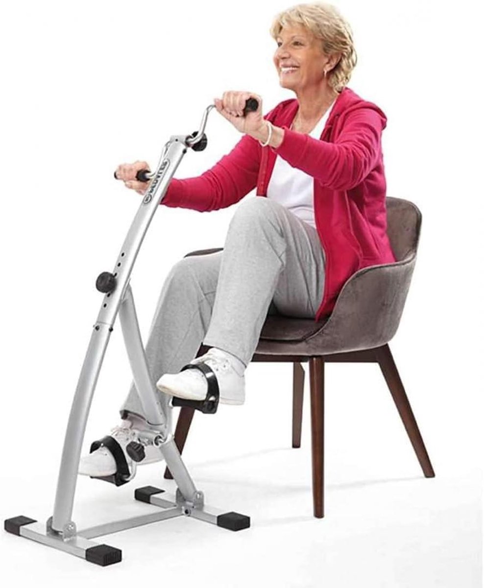 Fiets voor Armen - Revalidatie Fiets - Spieren Trainen - Inklapbaar Ontwerp - 5 Kilogram - Zilverkleurig