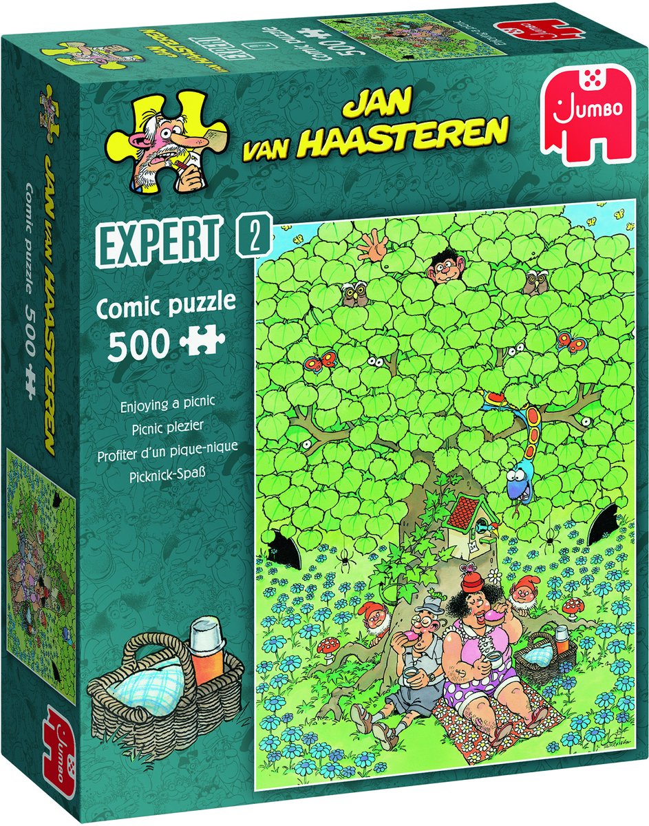 Jan van Haasteren Expert 2 - Picknick Plezier - 500 stukjes puzzel — afbeelding 8
