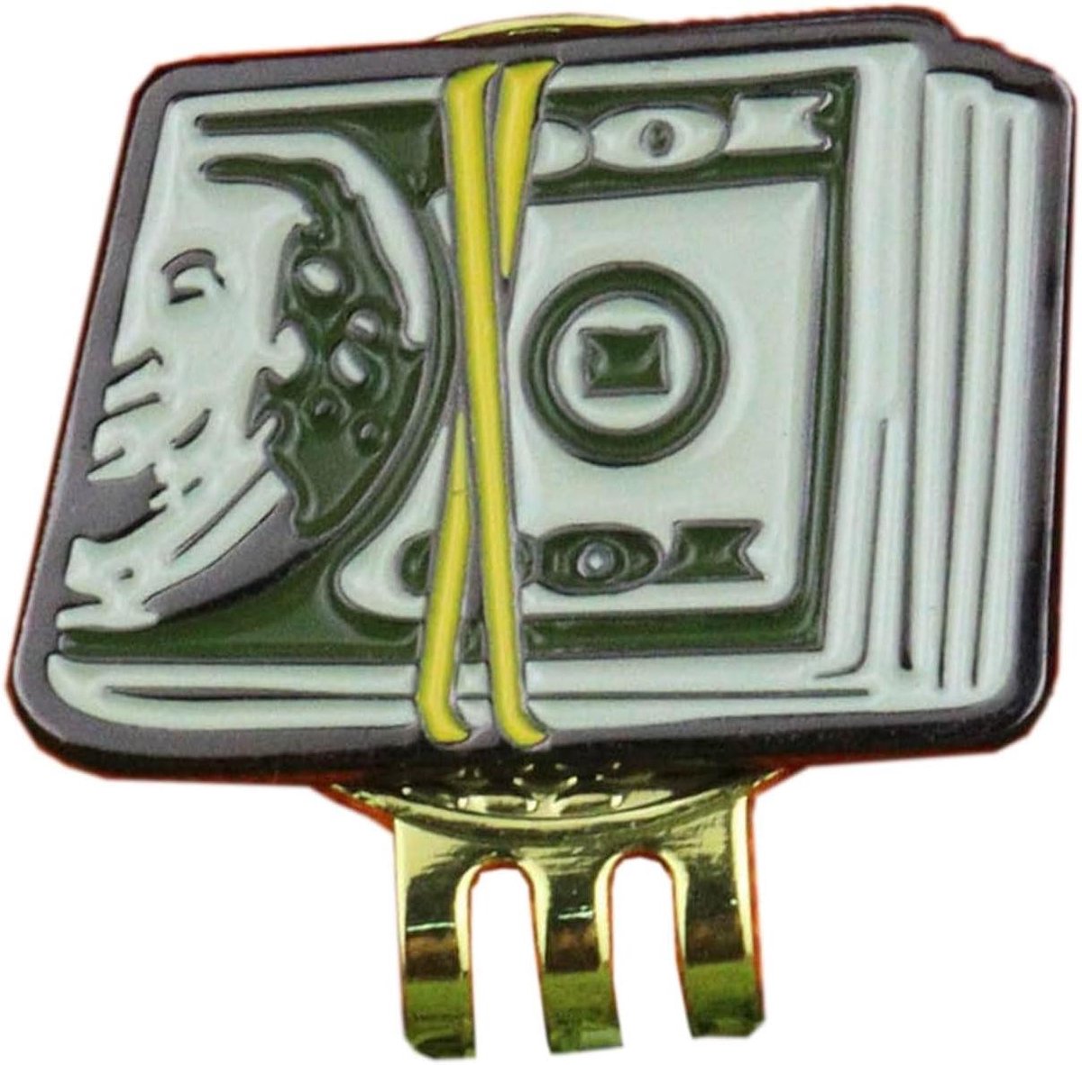Golf Bal Markering - Cap Clip - Sport Accessoire - Sterke Magneet - Niet Gespecificeerd - Goud Zilver Zwart