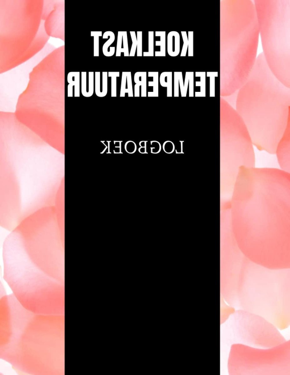 Koelkast Temperatuur Logboek - Temperatuur Logboek - Voedselveiligheid Controleren - Dagelijkse Temperatuurregistratie - 8.5 x 11 inch - Mat