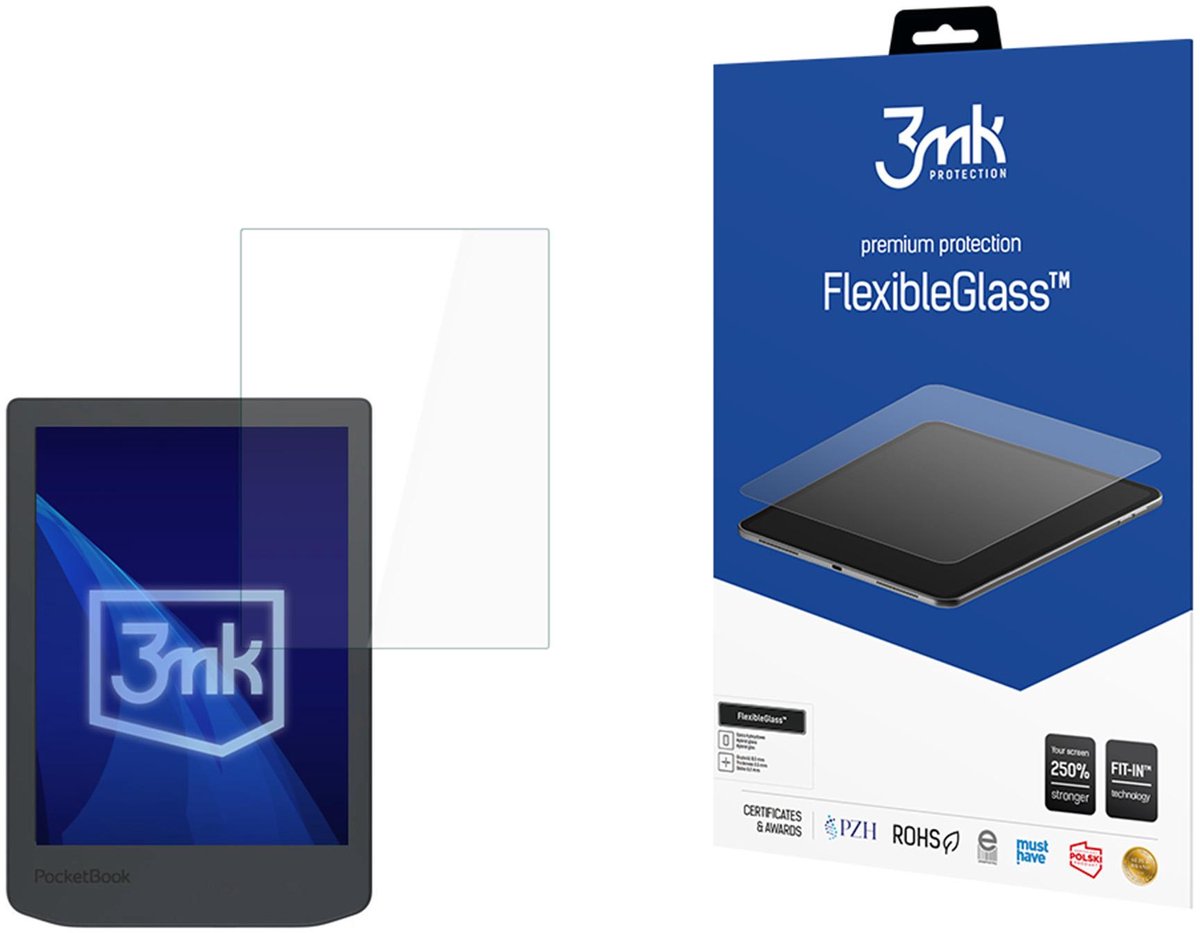 3Mk Flexibel Glas Voor Pocketbook Verse Lite 619 Schermbescherming Zonder Reflecties