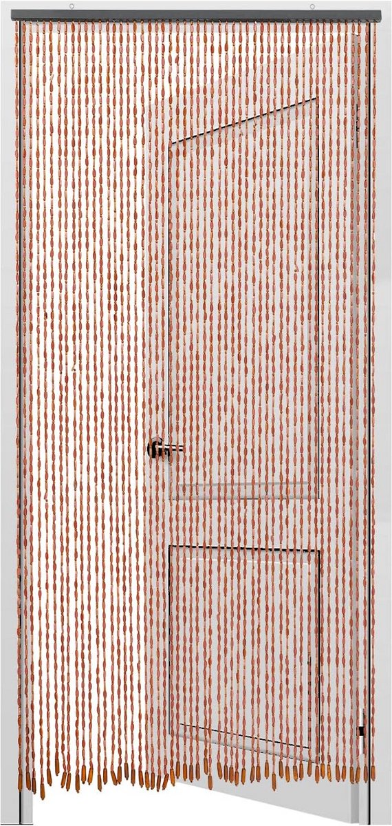 Kralen Gordijn - Deur Gordijn - Ruimte Verdelen - Handgemaakt Bamboe - 200 x 90 cm - Koffi