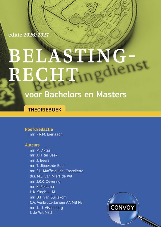 Belastingrecht voor Bachelors en Masters 2026/2027 Theoriebo ... - cover