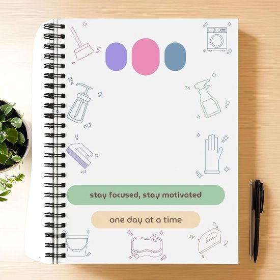 Huishouden Schema Boek - Routine Tracker - Taken Bijhouden - Visuele Voortgang - 21x14cm - Niet gespecificeerd — afbeelding 3