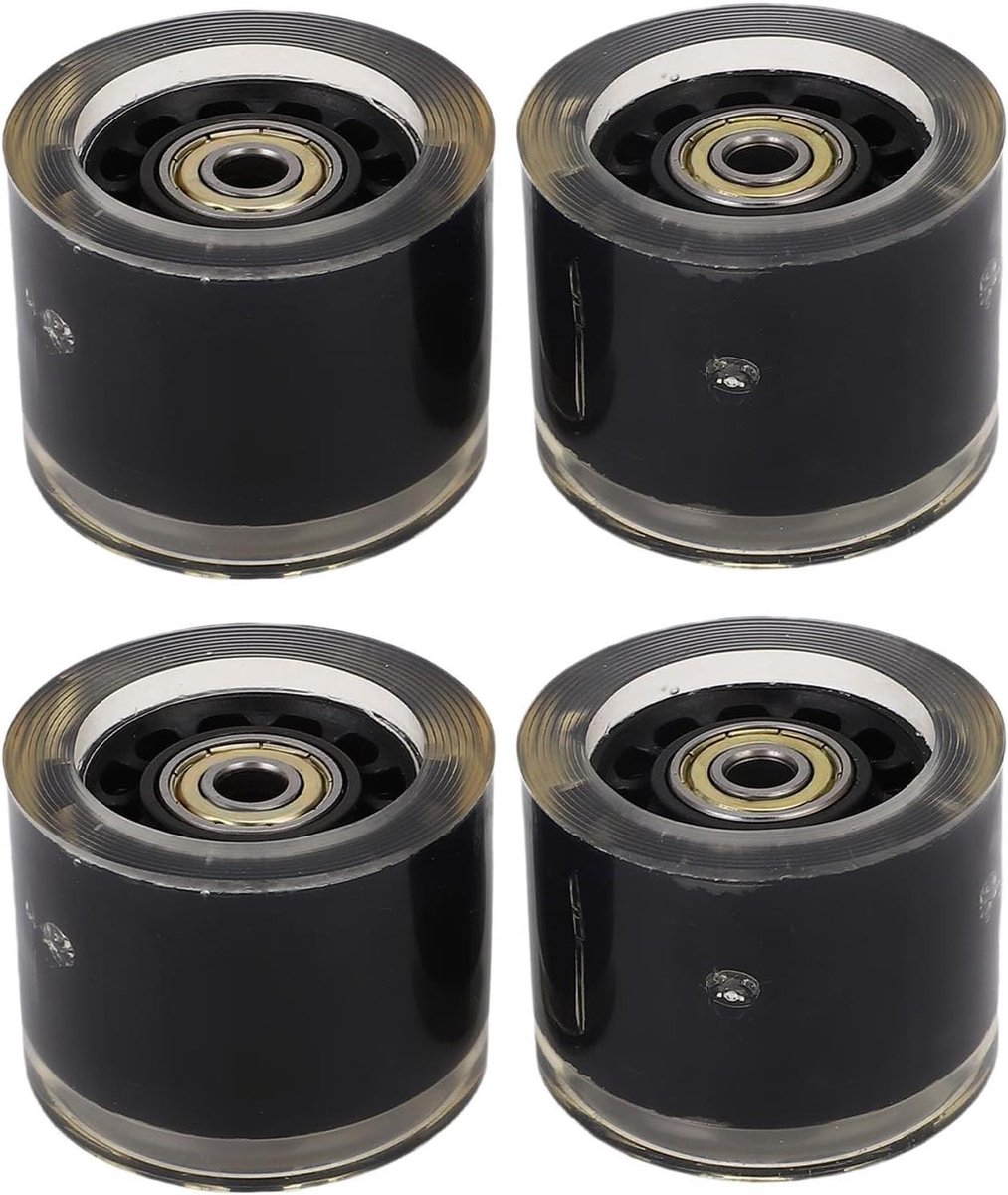 Skateboardwielen Set Longboard Wielen Straat Cruisen Glow Effect 55x45mm 4 Stuks