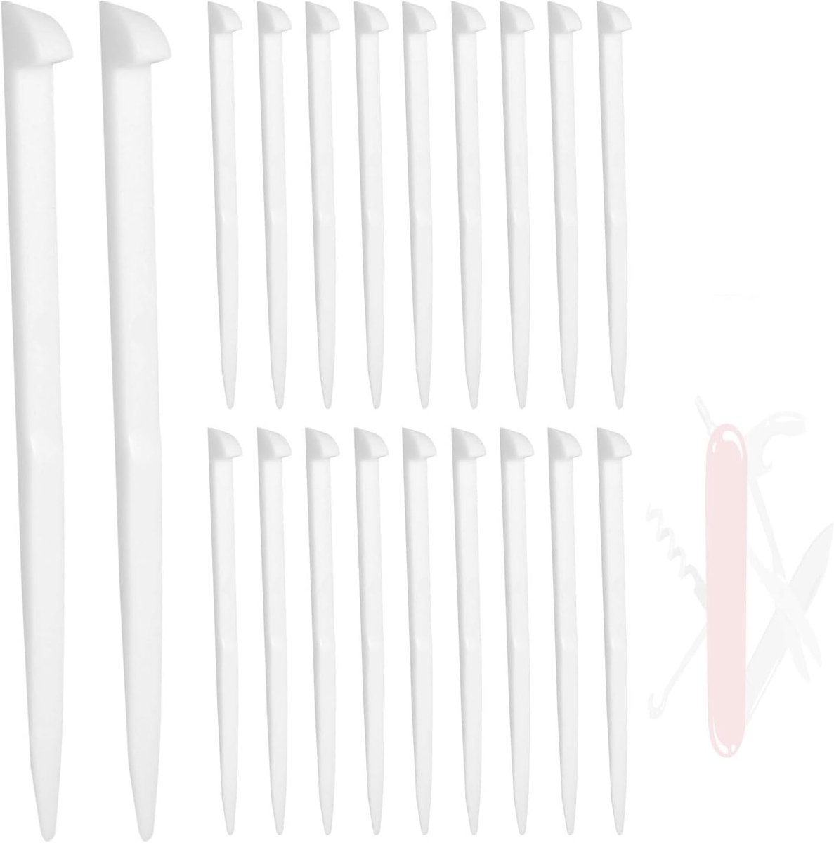 30pcs Tandenstokers voor Pocket Knife 91mm - 3 1/2" & 2" - Reserveonderdelen Accessoires voor dagelijks gebruik en gebitsreiniging