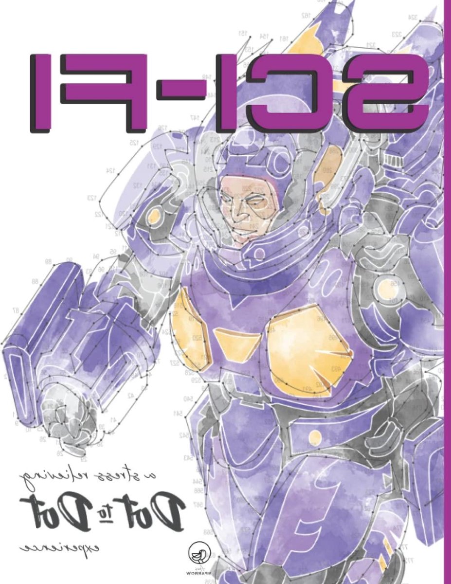 Dot to Dot Puzzelboek - Extreme Puzzels Volwassenen - Ontspanning en Creativiteit - Sci-Fi en Cyberpunk Thema's