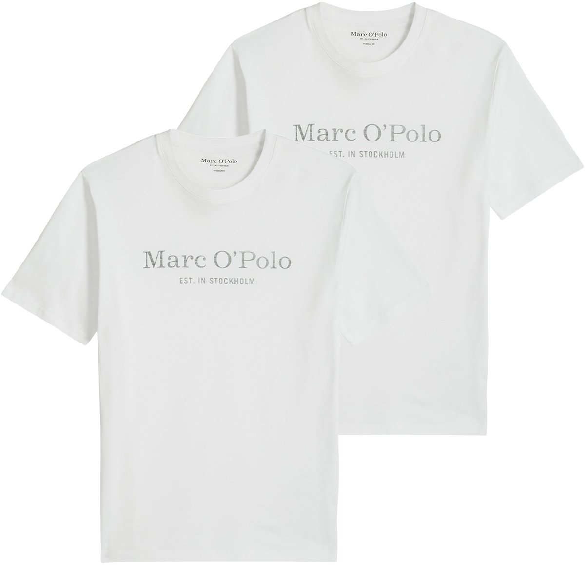 Marc O Polo T-shirt Big-Logo Set van 2