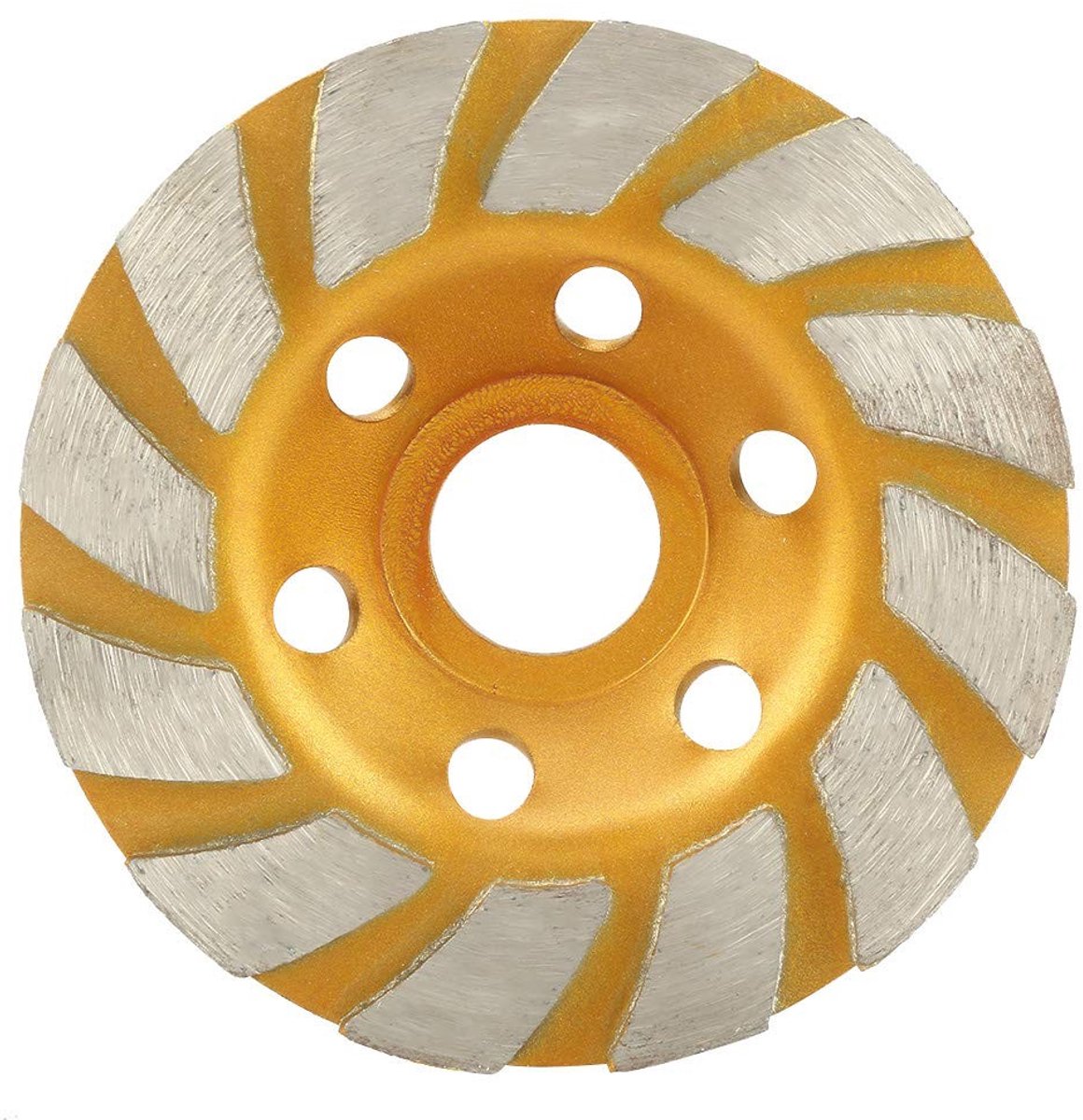 Store_7 - Ronde diamant-segmentslijpschijf - Slijpgereedschap 100 mm - Krachtig en snel - Geschikt voor beton en natuursteen - Ideaal voor polijste...