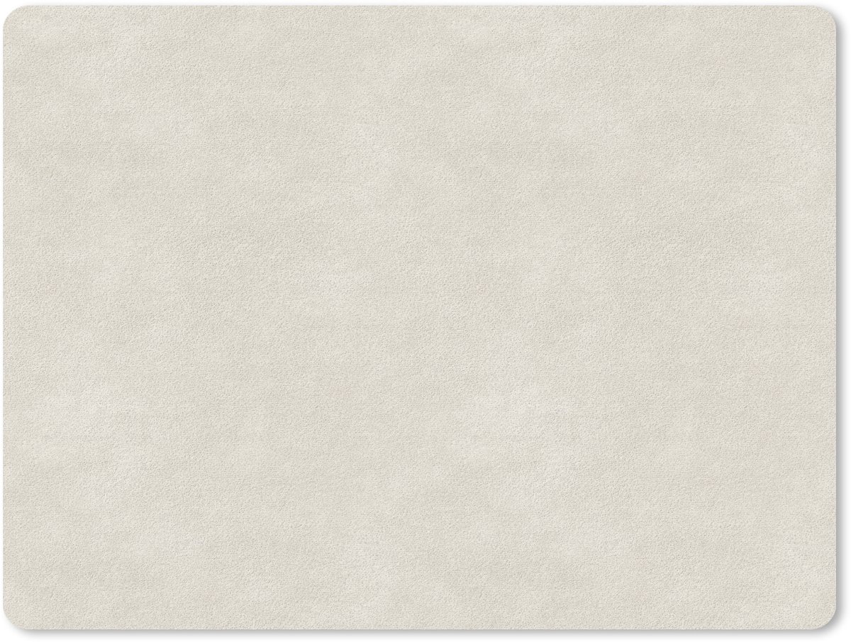 Muismat 12x10 cm - Mousepad Zandkleurig - Modern - Egaal - Muismatten