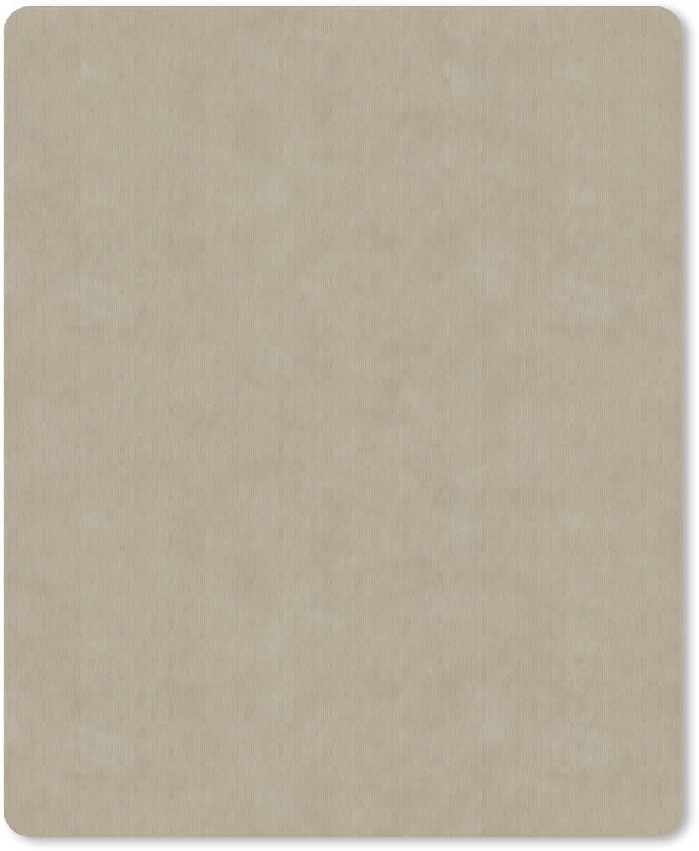 Muismat 12x16 cm - Mousepad Taupekleur - Gewolkt textuur - Natuurlijk - Muismatten