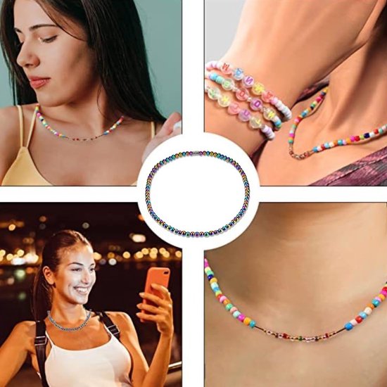 Hematiet Ketting voor Gezondheid en Welzijn, Magnetische Therapie, Sieraden voor Vrouwen en Mannen, Perfect Cadeau Idee — afbeelding 3