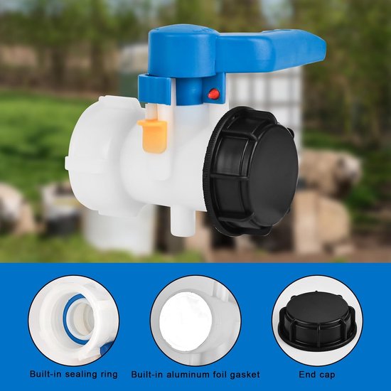 Adapter Ball Valve - IBC Container Valve DN60 - 75 mm IBC Tank ...
