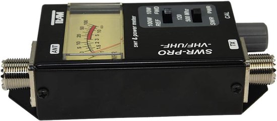 SWR Meter - Meetinstrument Radio - Radio Communicatie - Dual Tuner Technologie - 130x60x35 mm - Zwart — afbeelding 5