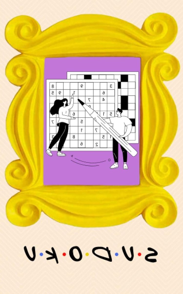 Sudoku Boek - Puzzelboek - Hersenen Trainen - Thema Vrienden - 110 Pagina's - Gekleurd