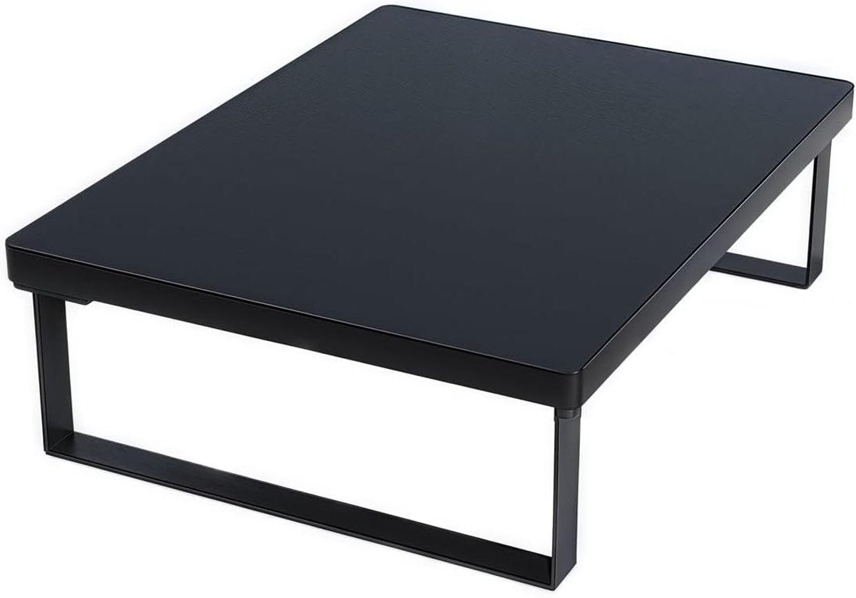 Magnetron Oven Rek - Keuken Organizer Plank - Keukenapparaten Opbergen - Antislip Voeten Ontwerp - 40x30x8.5cm - Zwart