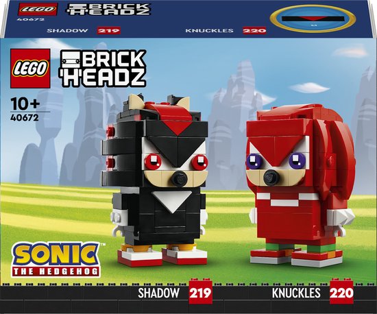 LEGO BrickHeadz 40672 Sonic the Hedgehog: Knuckles en Shadow