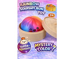 Squishy dumpling surprise box rainbow - Anti-stress Knijpspeelgoed