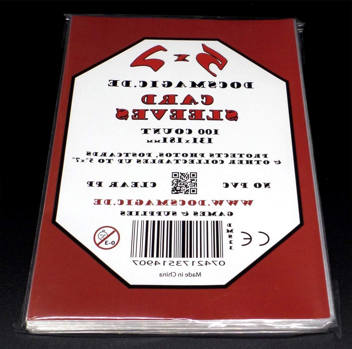 Beschermhoezen - Kaarthoesjes Sleeves - Kaarten Beschermen - Zuurvrij Polypropyleen - 131 x 181 mm - Transparant