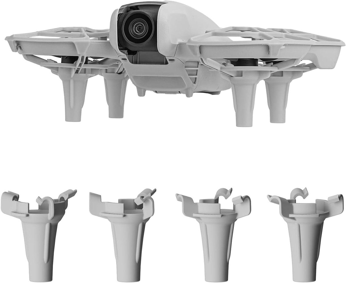 Drone Landing Gear - Hoogte Extender - Drone Bescherming - Quick Release - 21 Grams - Grijs