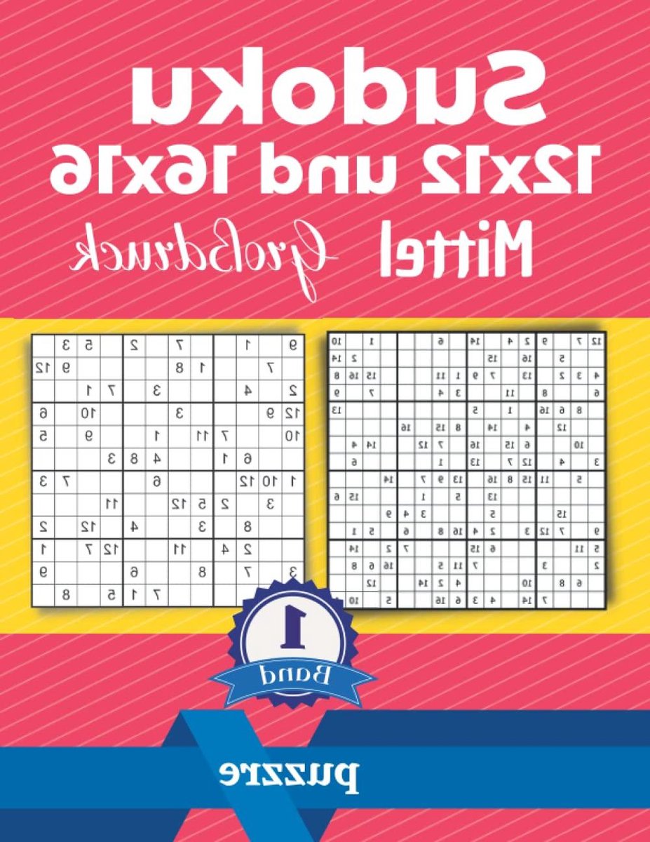 Sudoku Puzzelboek - Logica Spel Hersenkraker - Mentale Training - Grote Cijfers - A4 Formaat - Wit