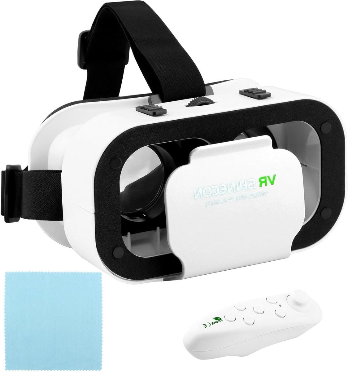 VR Headset - Virtual Reality Bril - 3D Films Kijken - 110 Graden Kijkhoek - 4.7-6 Inch Scherm - Wit Zwart