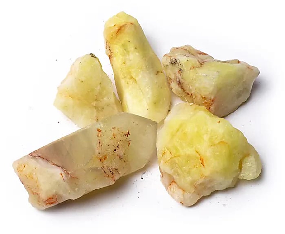 Ruw Zwavelkwarts - ±4-8cm; ±1000g - ±4-8cm; ±1000g