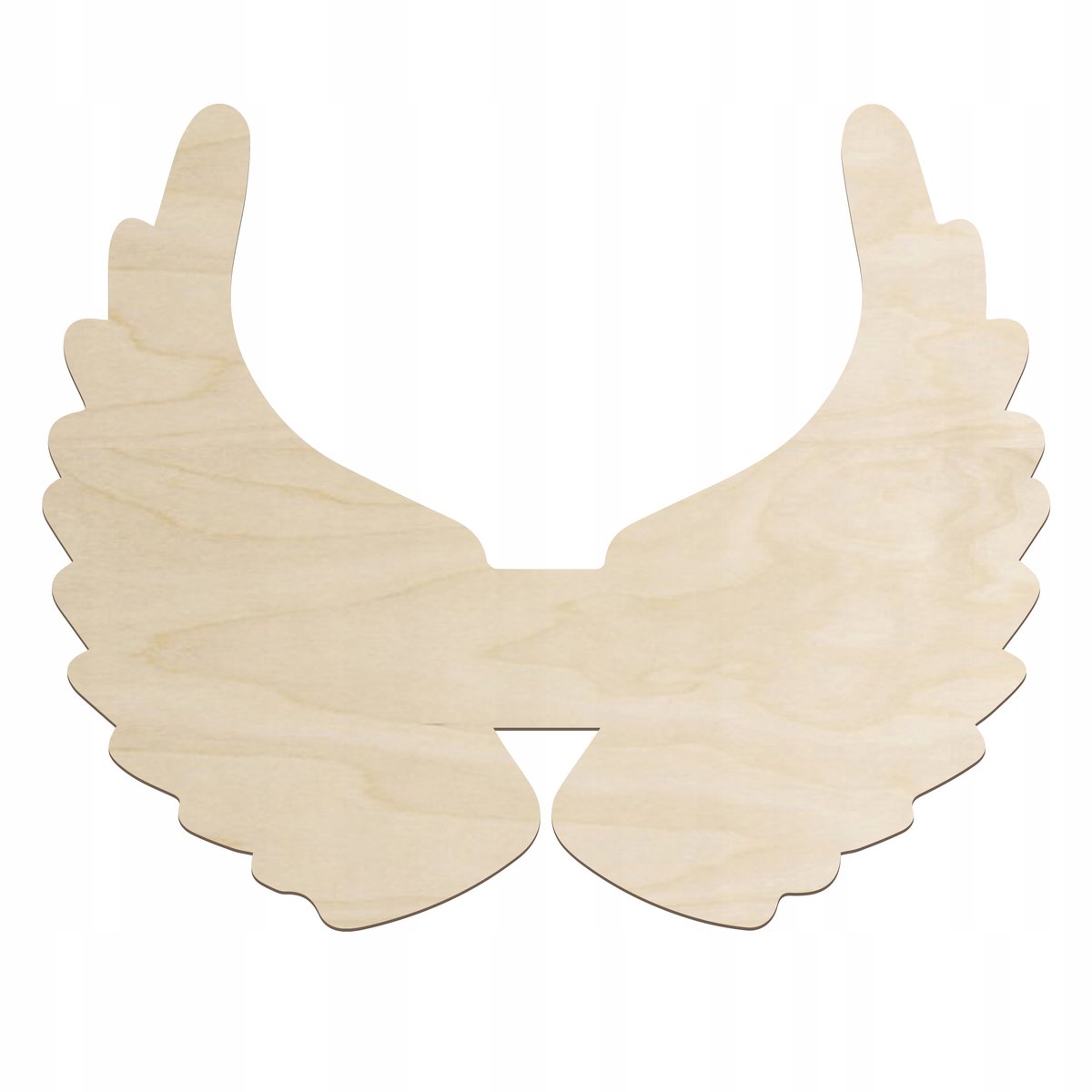 SMX Design - Houten Engelenvleugels - 55x45 mm - Voor DIY - Gemaakt van Berkenmultiplex