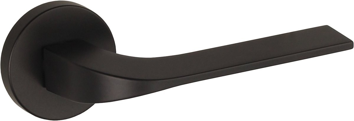Gamet Vidaro - Basic Line Deurkruk - Zwarte Super Mat - Ronde Rozet